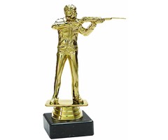 Geweer schutter figuur 16cm
