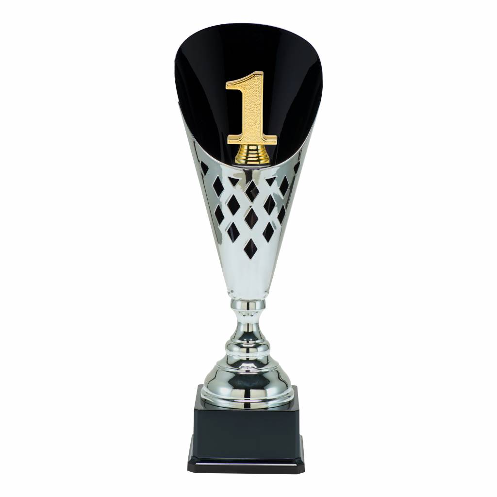 Ezel goochelaar Schrijfmachine Bekers zilbver metaal met cijfer - Copa sportprijzen