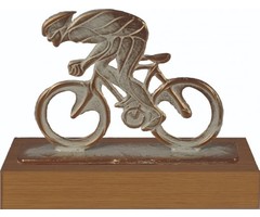 Wielrenner metaal 15 t/m 17cm