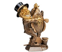 Grappig Vis Trofee Beeld – Resin Hengelsport