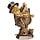 Grappig Visser Beeld van Resin – Hengelsport Trofee 29 cm met Gravure
