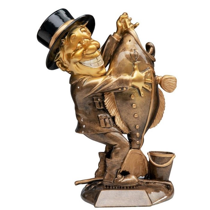 Grappig Visser Beeld van Resin – Hengelsport Trofee 29 cm met Gravure