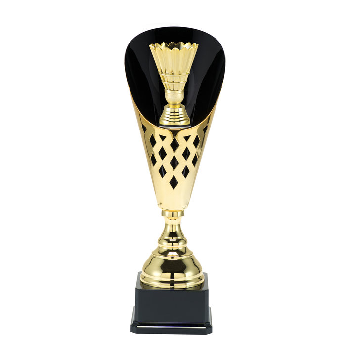 Badminton beker  metaal