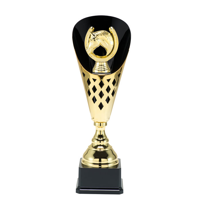 Paardensport beker  metaal