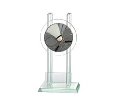 Glazen trofee Badminton
