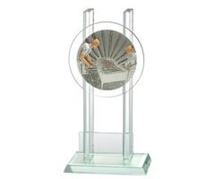 Glazen trofee Tafelvoetbal