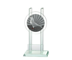 Glazen trofee Duif