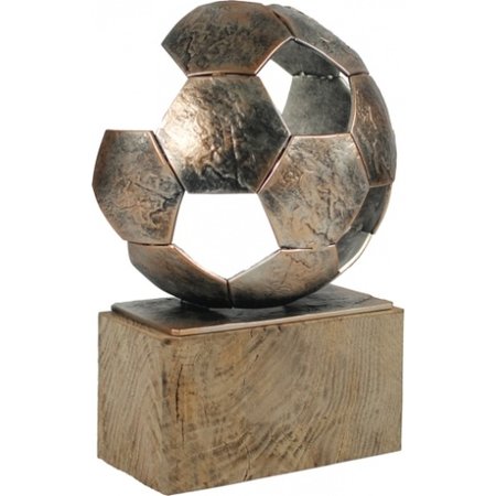 Voetbal trofee metaal