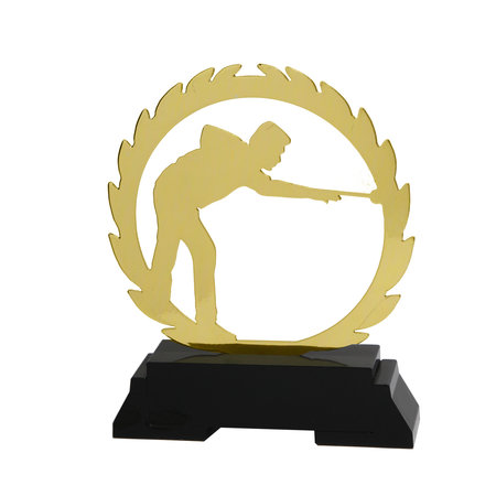 Biljart award (metaal)