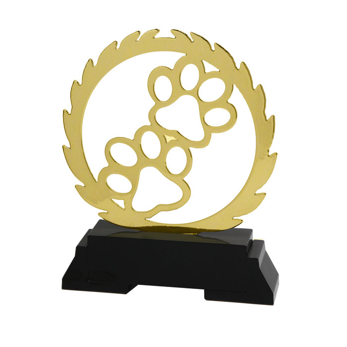 Hondenpoot  award (metaal)