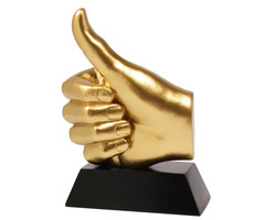 Gouden duim trofee