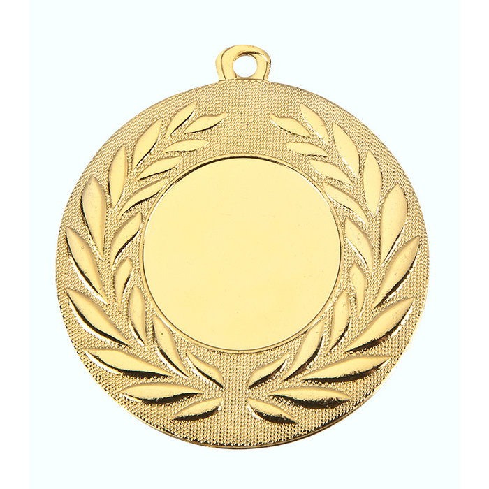 Medaille goud met krans ø50mm