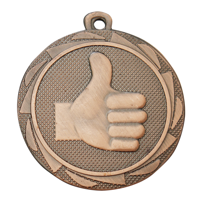 Medaille duim omhoog 45mm