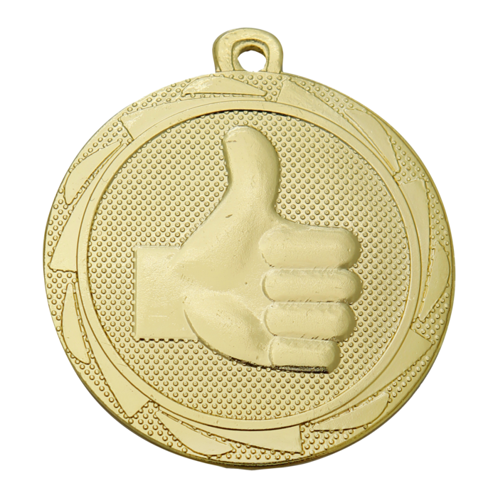 Medaille duim omhoog 45mm