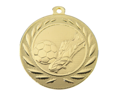 Voetbal medaille  met schoen