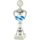 Trofee zilver/blauw