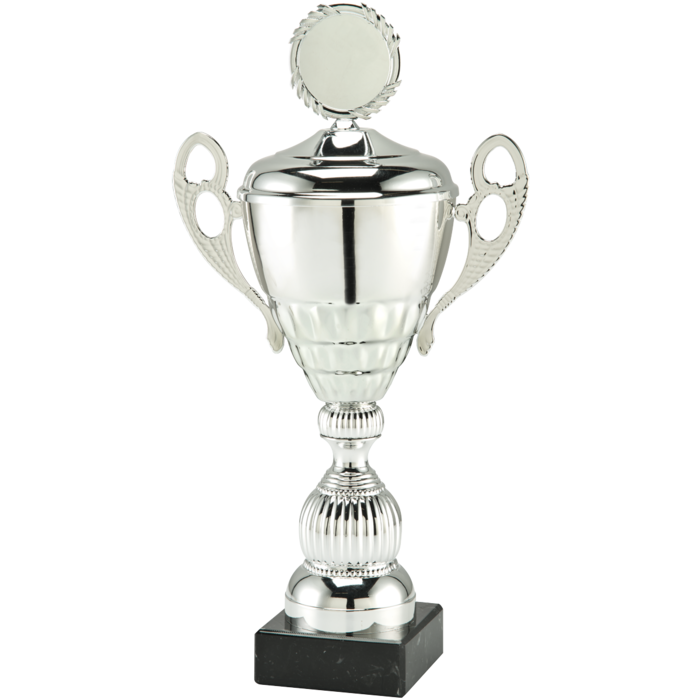 Trofee zilver met deksel