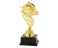 Voetbal trofee vrouw