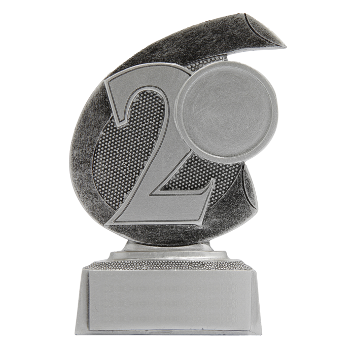 Trofee resin neutraal 1,2,3