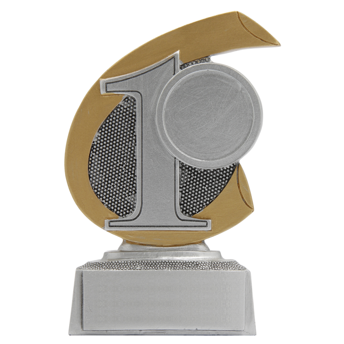 Trofee resin neutraal 1,2,3