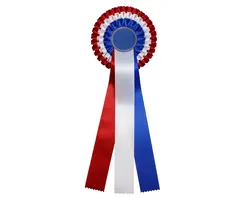 Rozet rood -wit- blauw