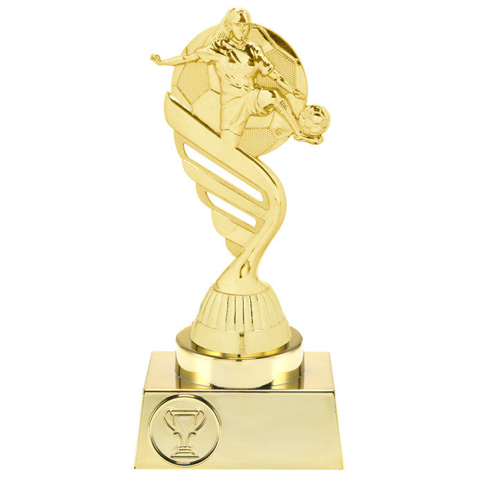 Dames voetbal trofee