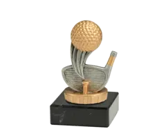 Resin golf figuur op marmer