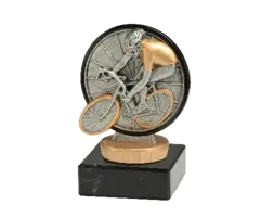 Resin wielrennen figuur op marmer