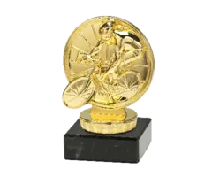 Wielren figuur op marmer