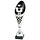 Voetbaltrofee met 3D voetbalfiguur 35–39 cm