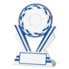 Trofee  zilver-blauw