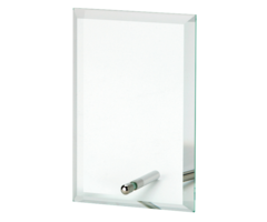 Glas trofee rechthoek