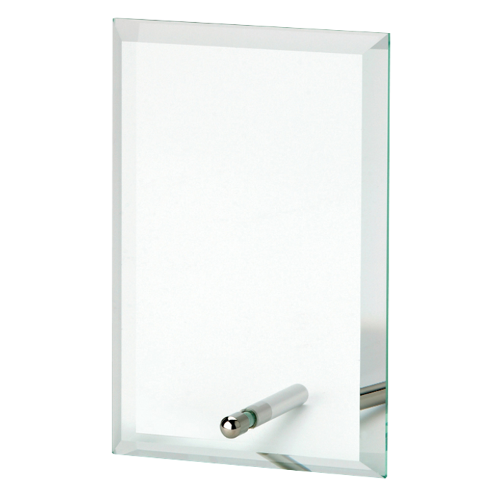 Glas trofee rechthoek