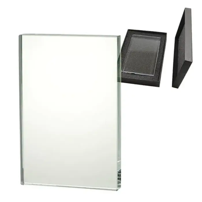 Glas trofee incl. Giftbox en gravure