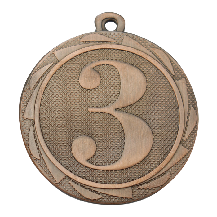 Medaille Nr. 1, 2 en 3 ø45mm