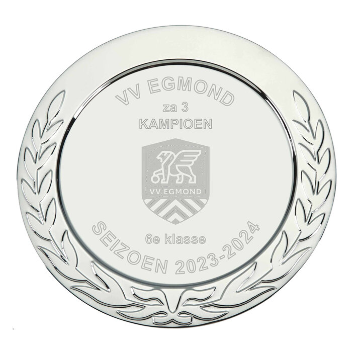 Kampioensschaal met lauwerkrans