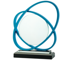 Luxe glas Blauw / transparant