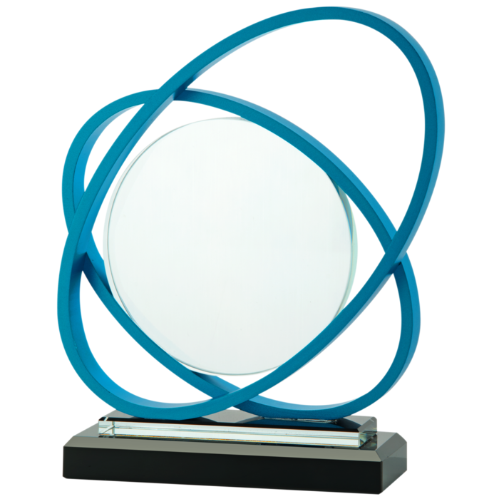 Luxe glas Blauw / transparant