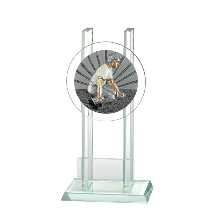 Glazen trofee jeu des boules