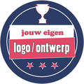 Eigen logo op rond plaatje