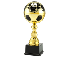 Voetbal trofee goud