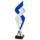 Trofee zilver-blauw