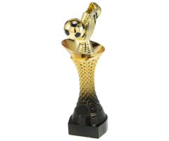 Trofee voetbal Goud ,zwart