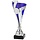 Trofee zilver - blauw