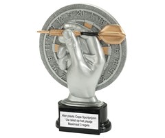 Dartbord met hand 16 t/m 20cm