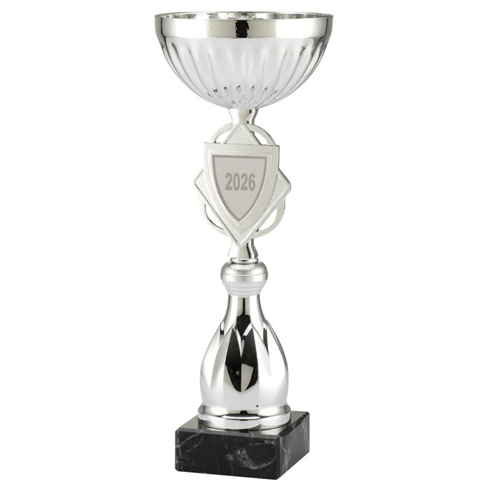 Beker zilver met shildje