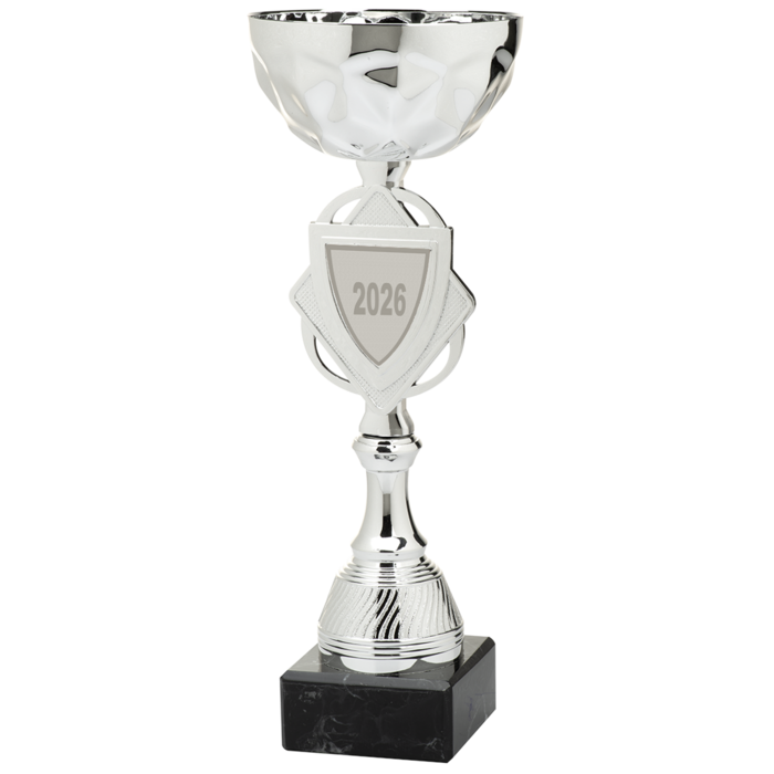 Beker zilver met shildje