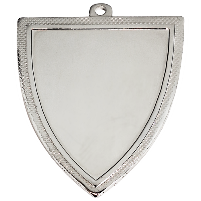 Medaille in schild vorm 55 x 50mm