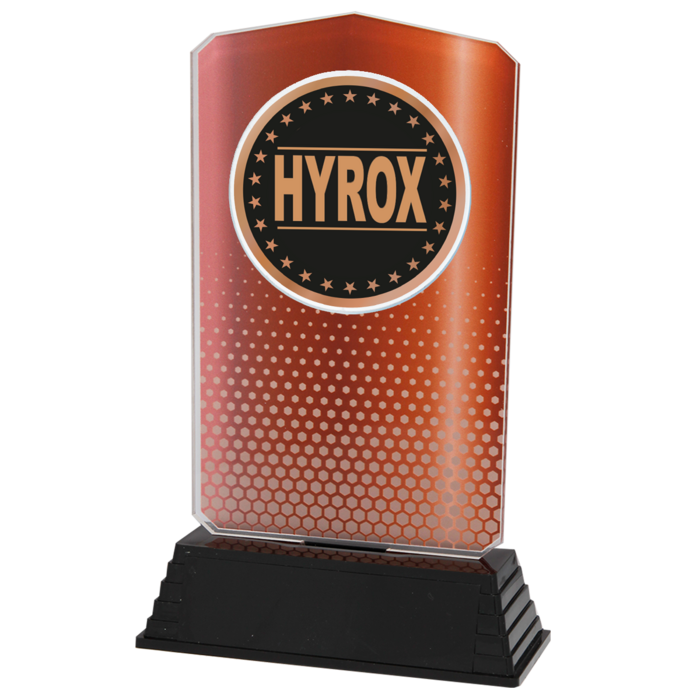 Hyrox Trofee – Kunststof Goud, zilver brons