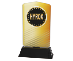 Hyrox Trofee – Kunststof Goud, zilver brons